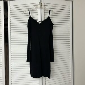 Black Long-Sleeve Dress